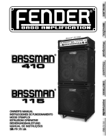 Fender Bassman-410-115 - Owners Manual
